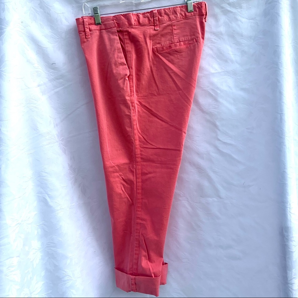 GAP Girlfriend Chino in Coral/Salmon; Size 14